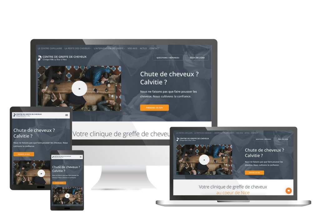 SIte web greffe de cheveux