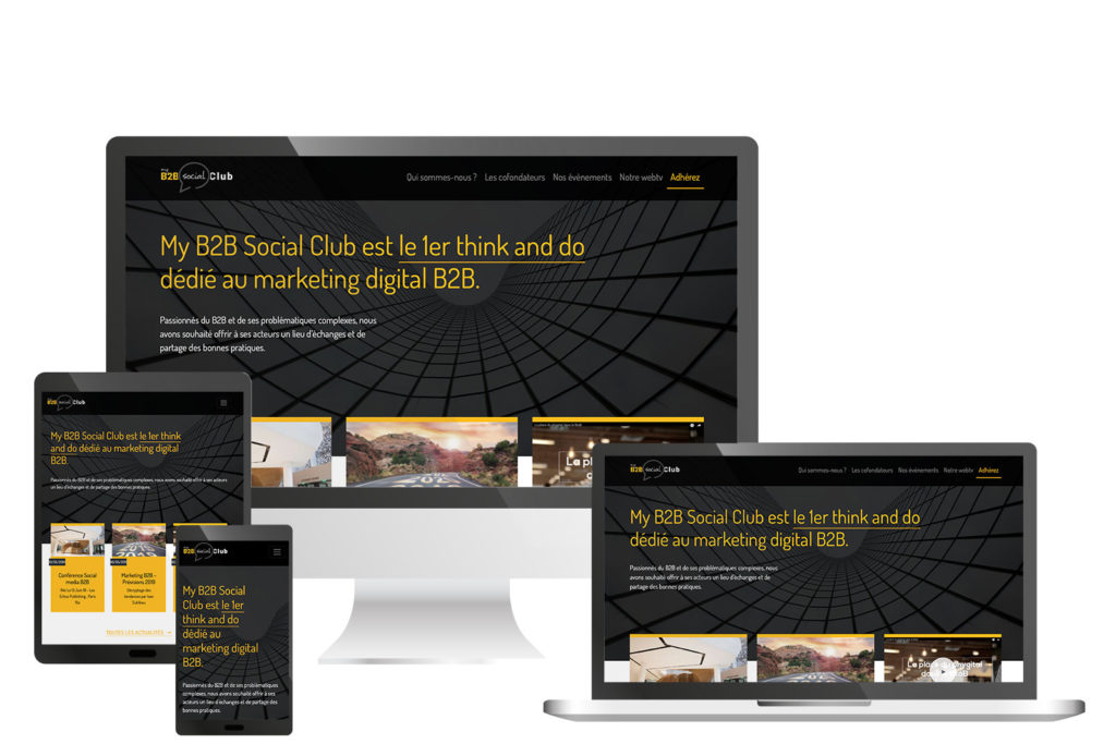 Site responsive MyB2BSocialClub